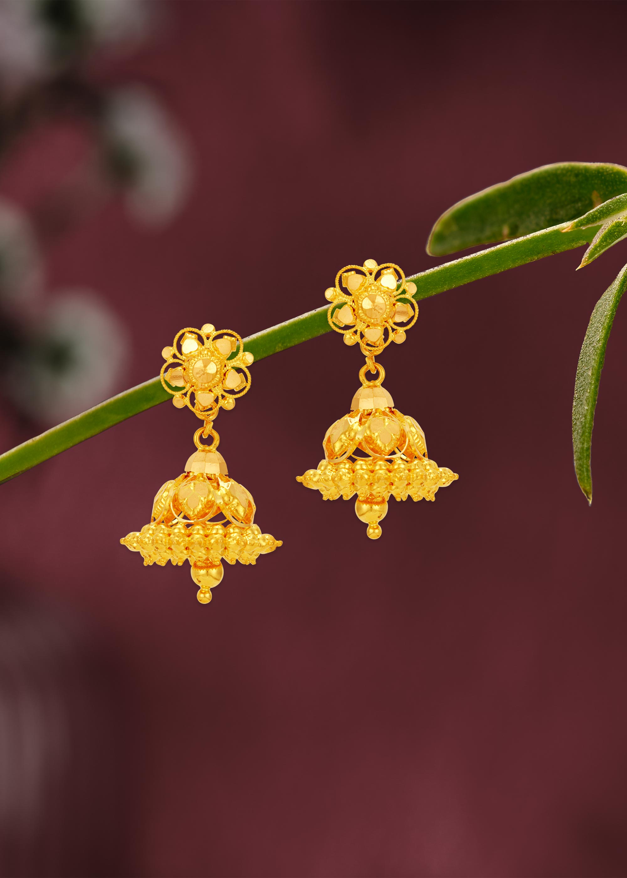 Classic 22kt Detachable Jhumkis