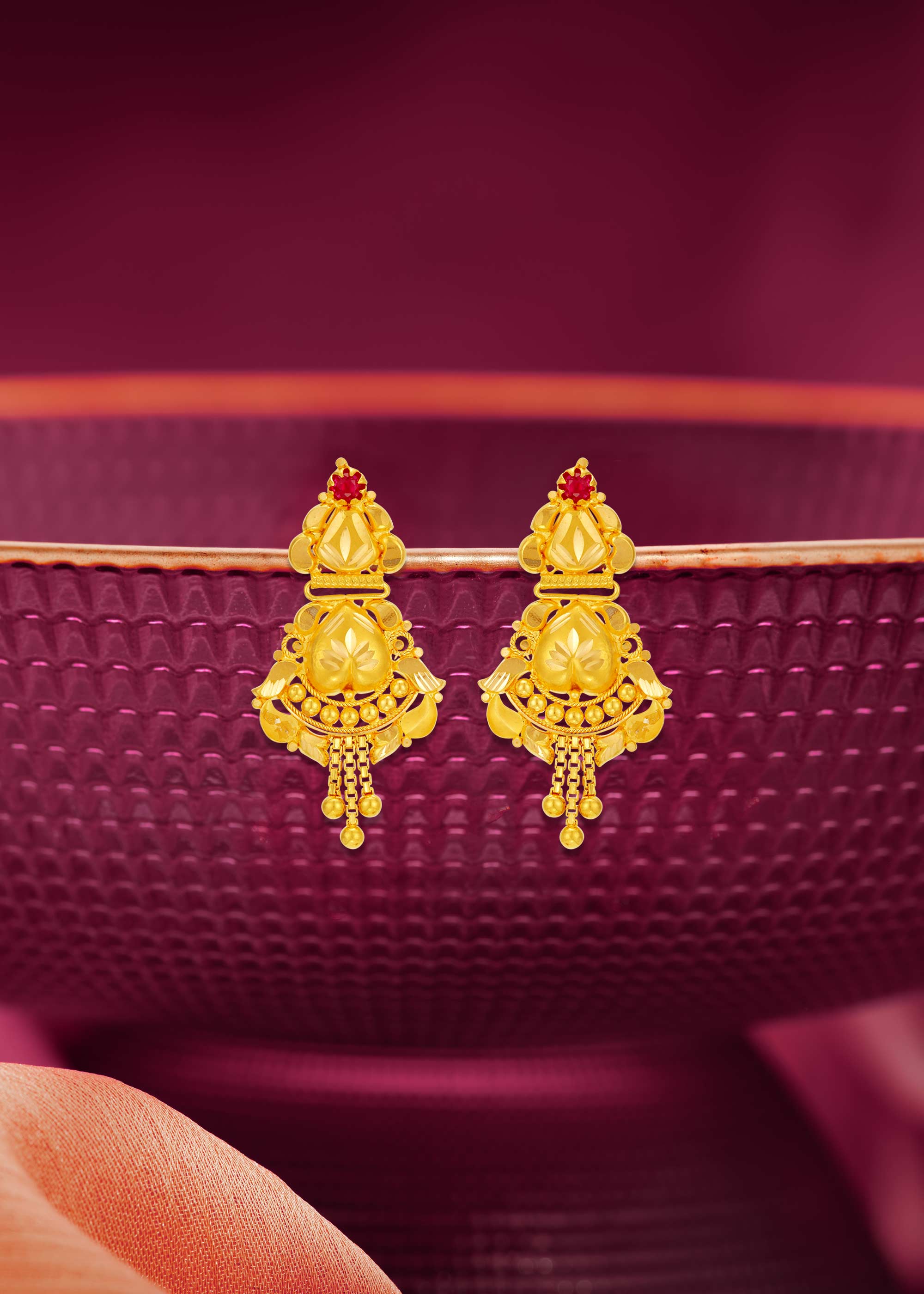 Coimbatore Chic Hanging Earrings