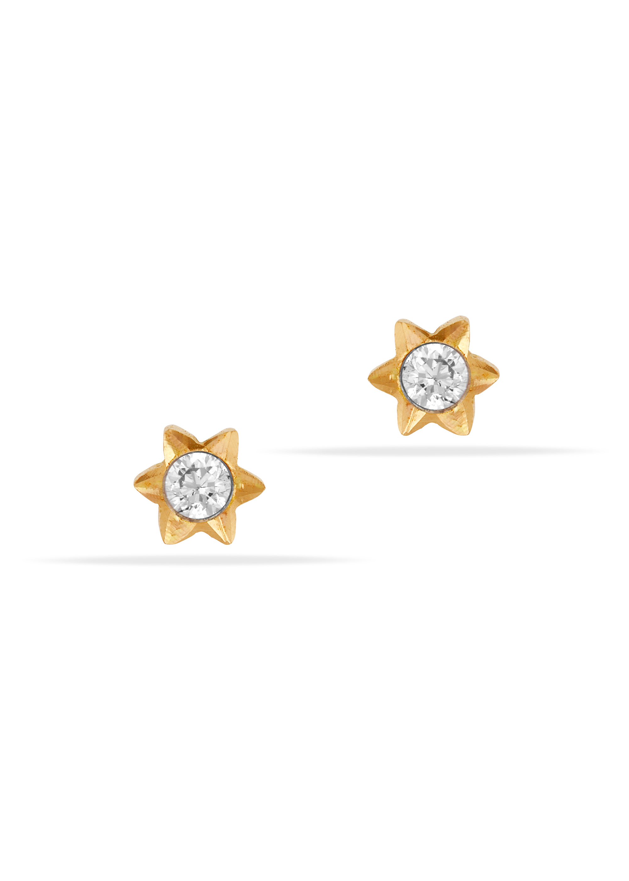 Starry Shine White Baby Stud