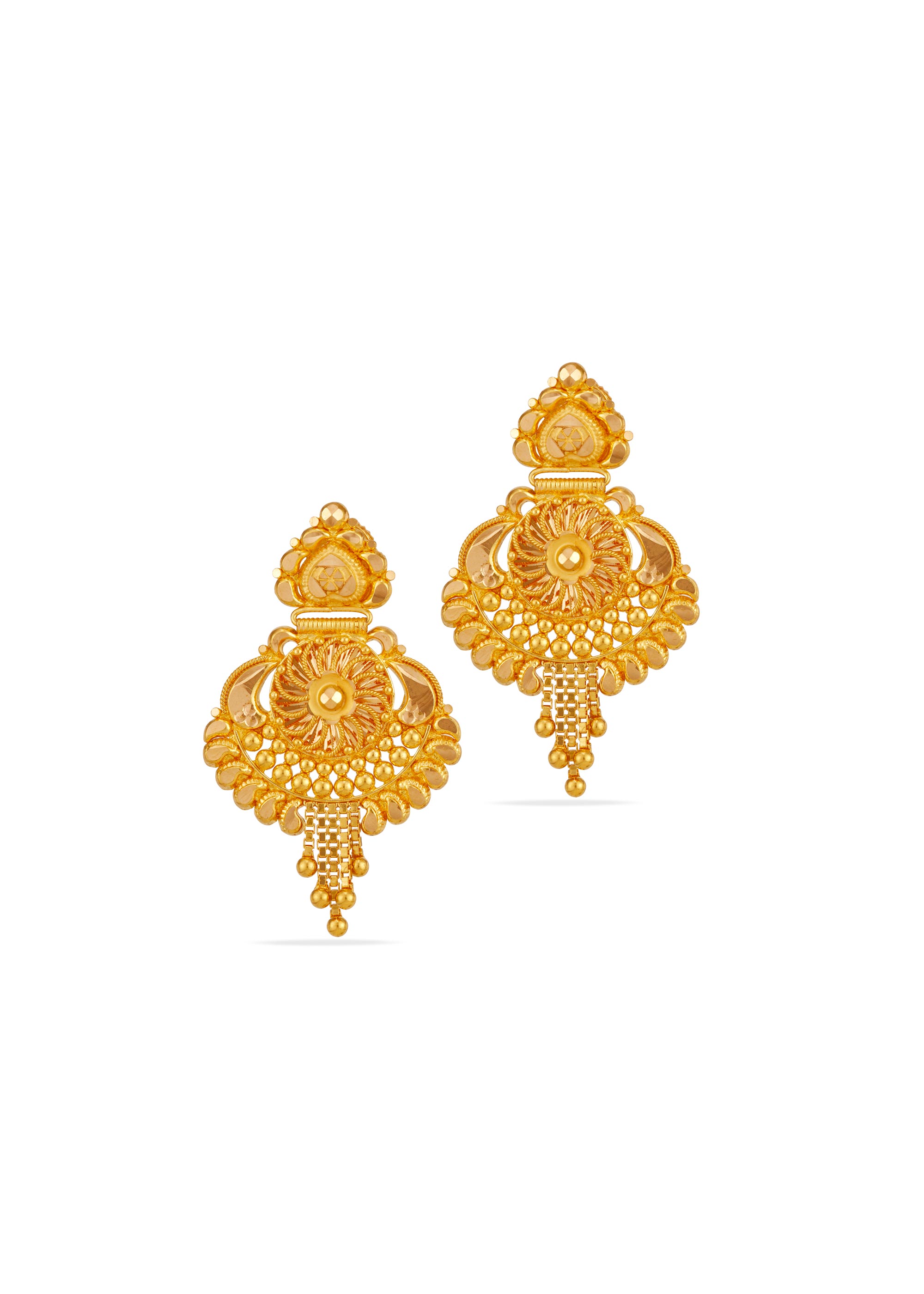 Graceful Bloom Hanging Earrings 