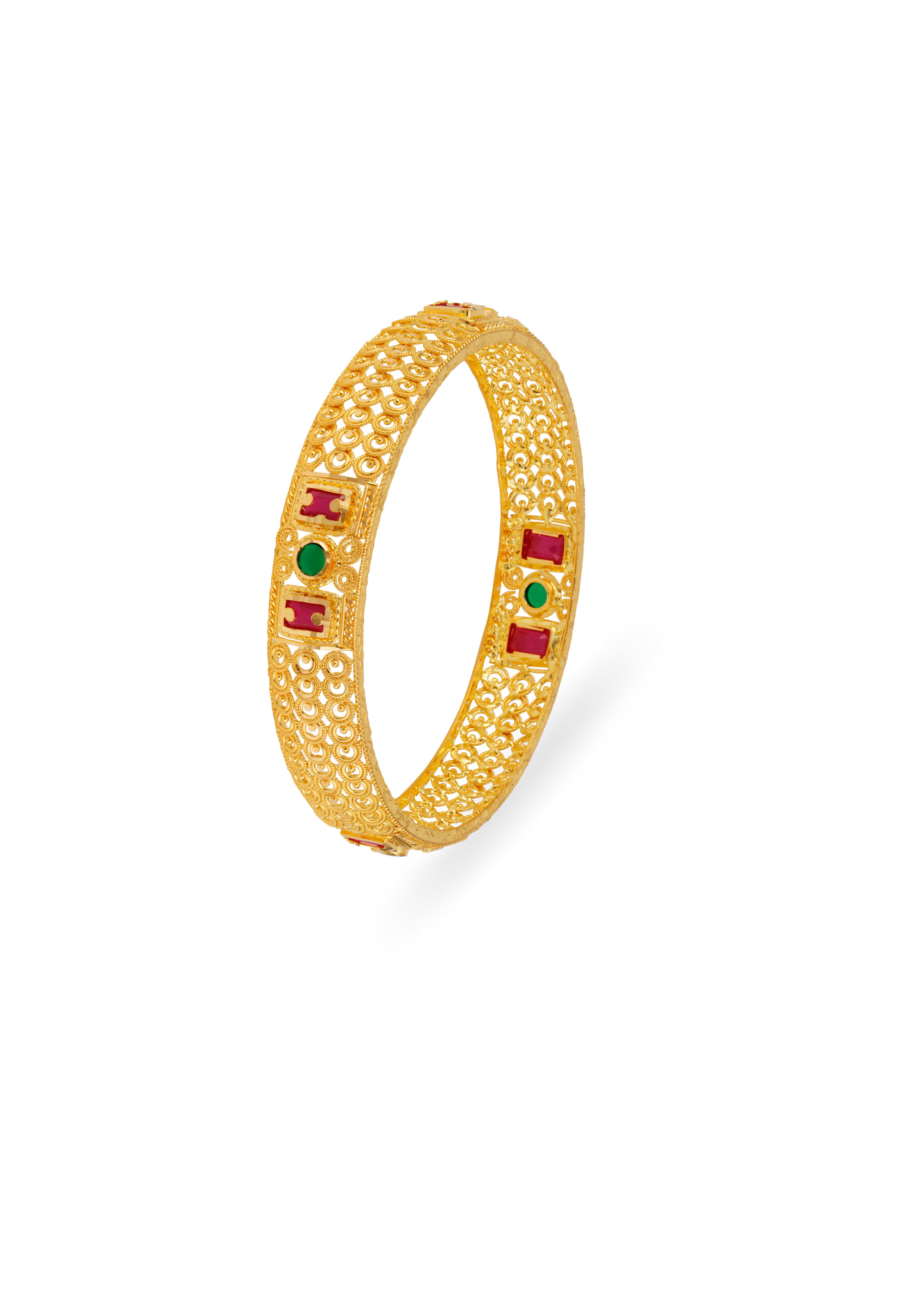 Radiant Stone Elegance Bangle