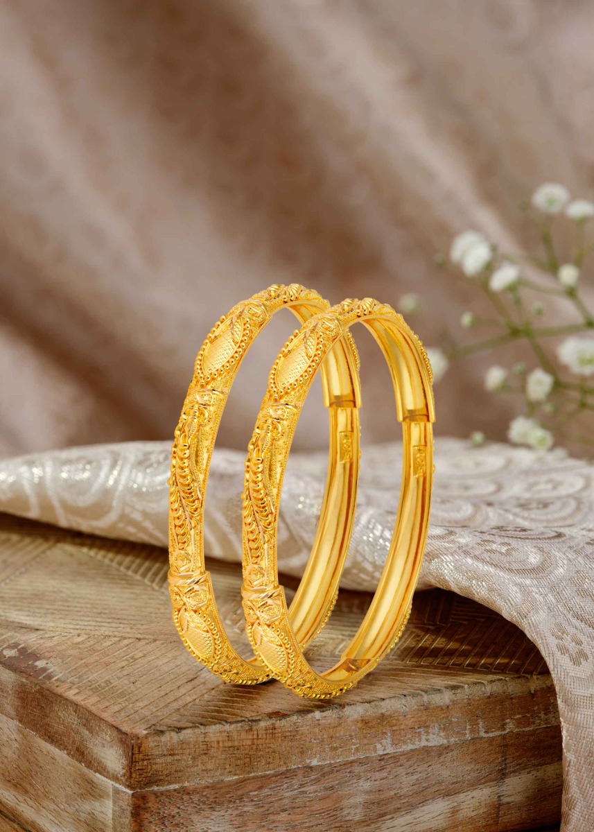Sleek and Stunning Half-Round Kada Bangle