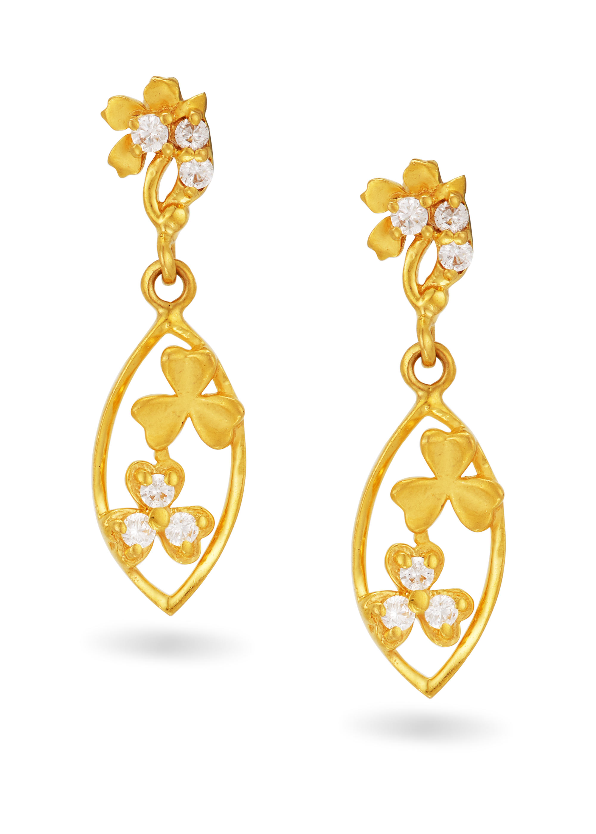 Pear-Shaped Fancy Stud Earrings
