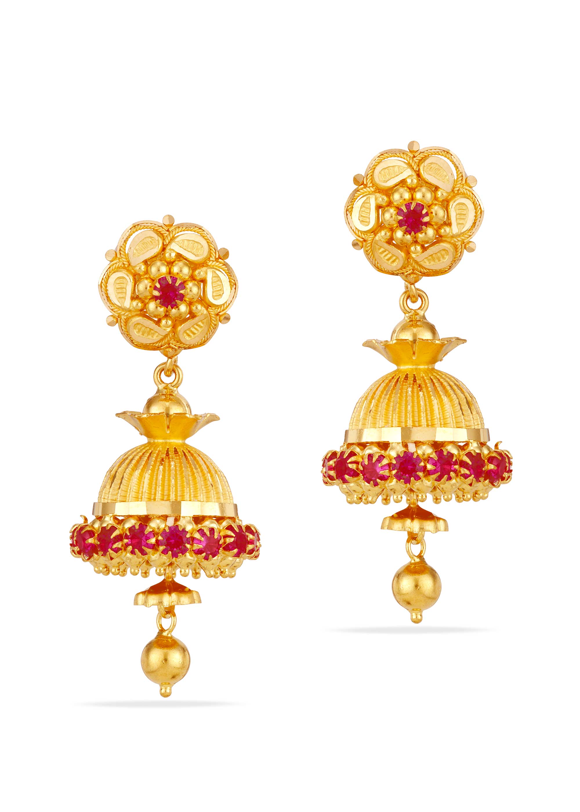 Blossom in Blush Jhumki