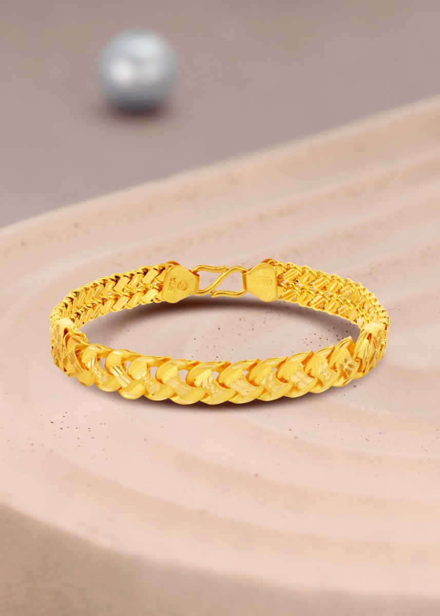 Nature's Beauty Leaf Stamped Hollow Chain Bracelet