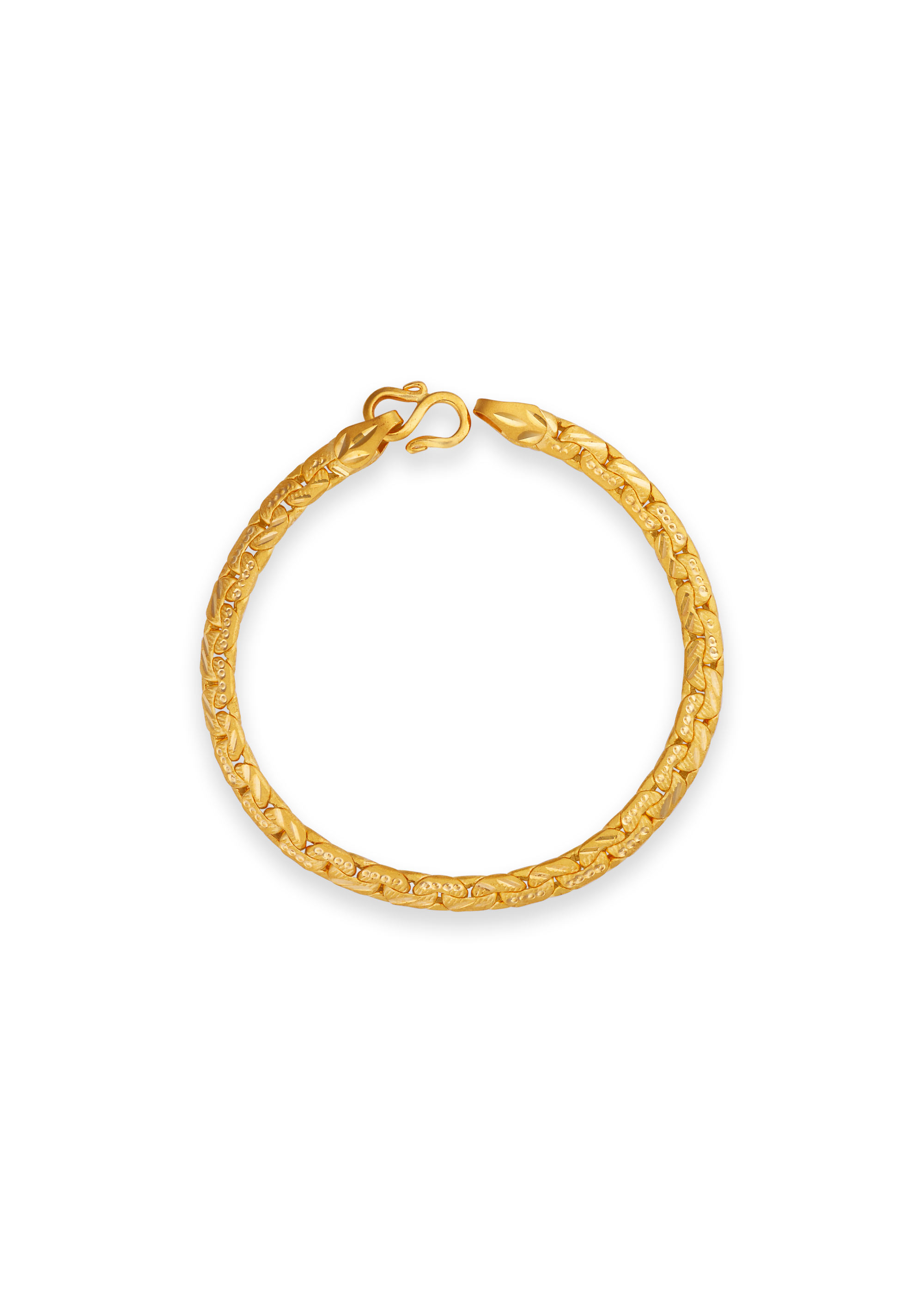 Feather Light Hollow Casting Baby Bracelet