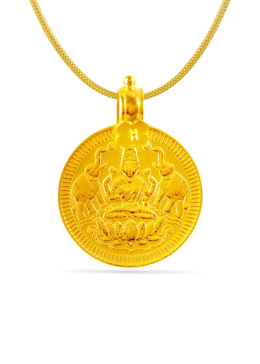 Lakshmi's Blessing Coin Pendant