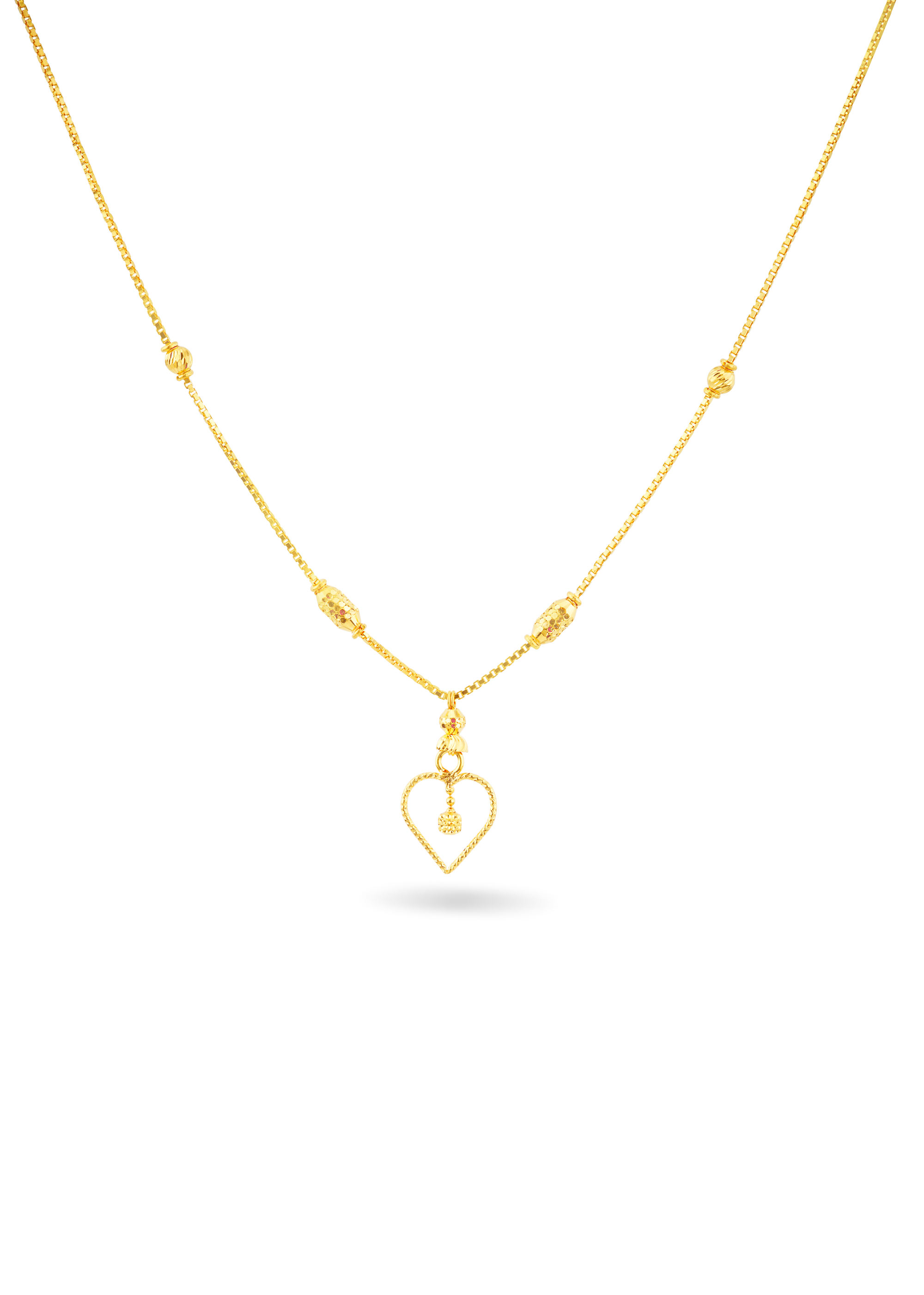 Heart Charm Fancy Chain