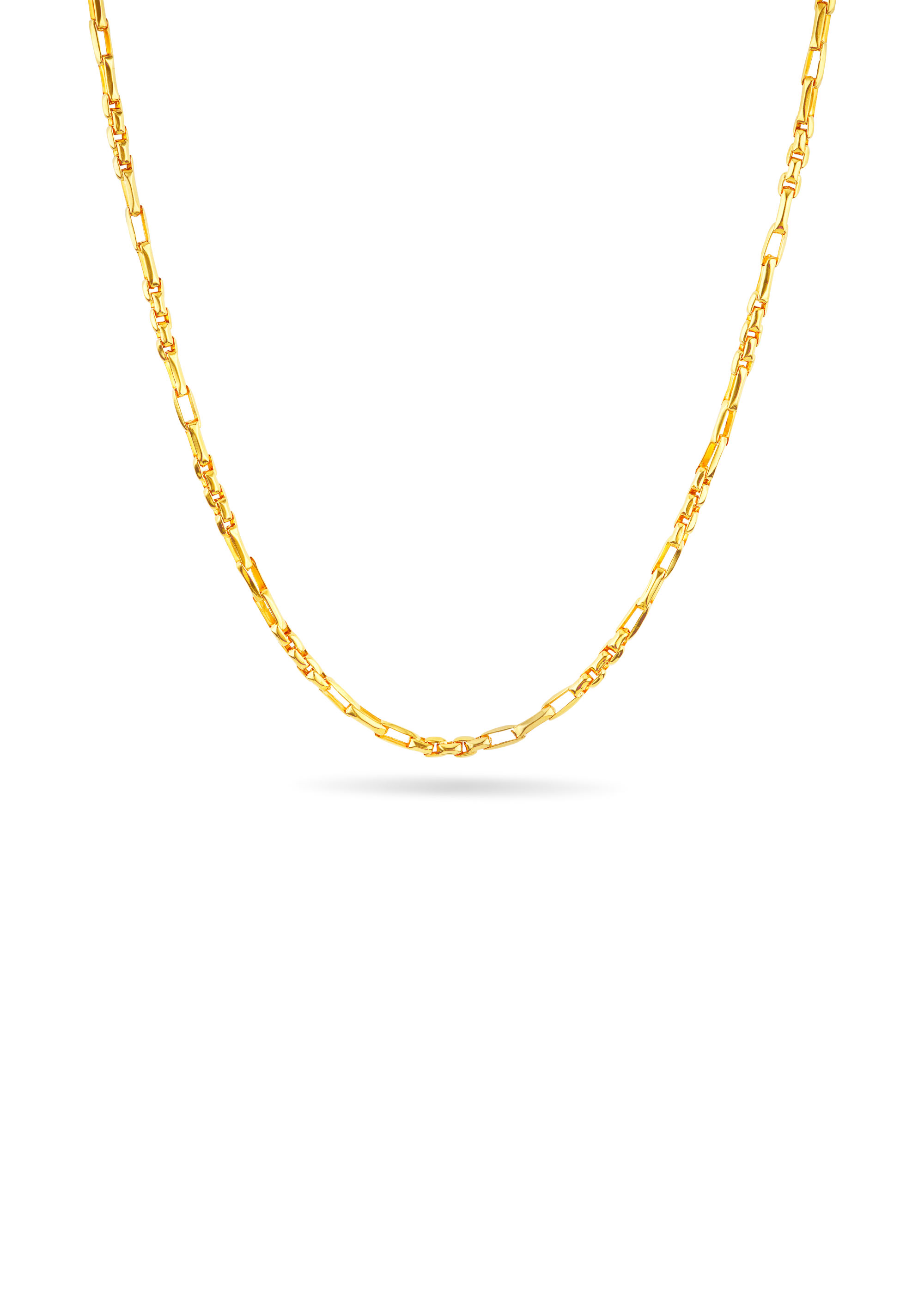 Flat Link Gold Chain