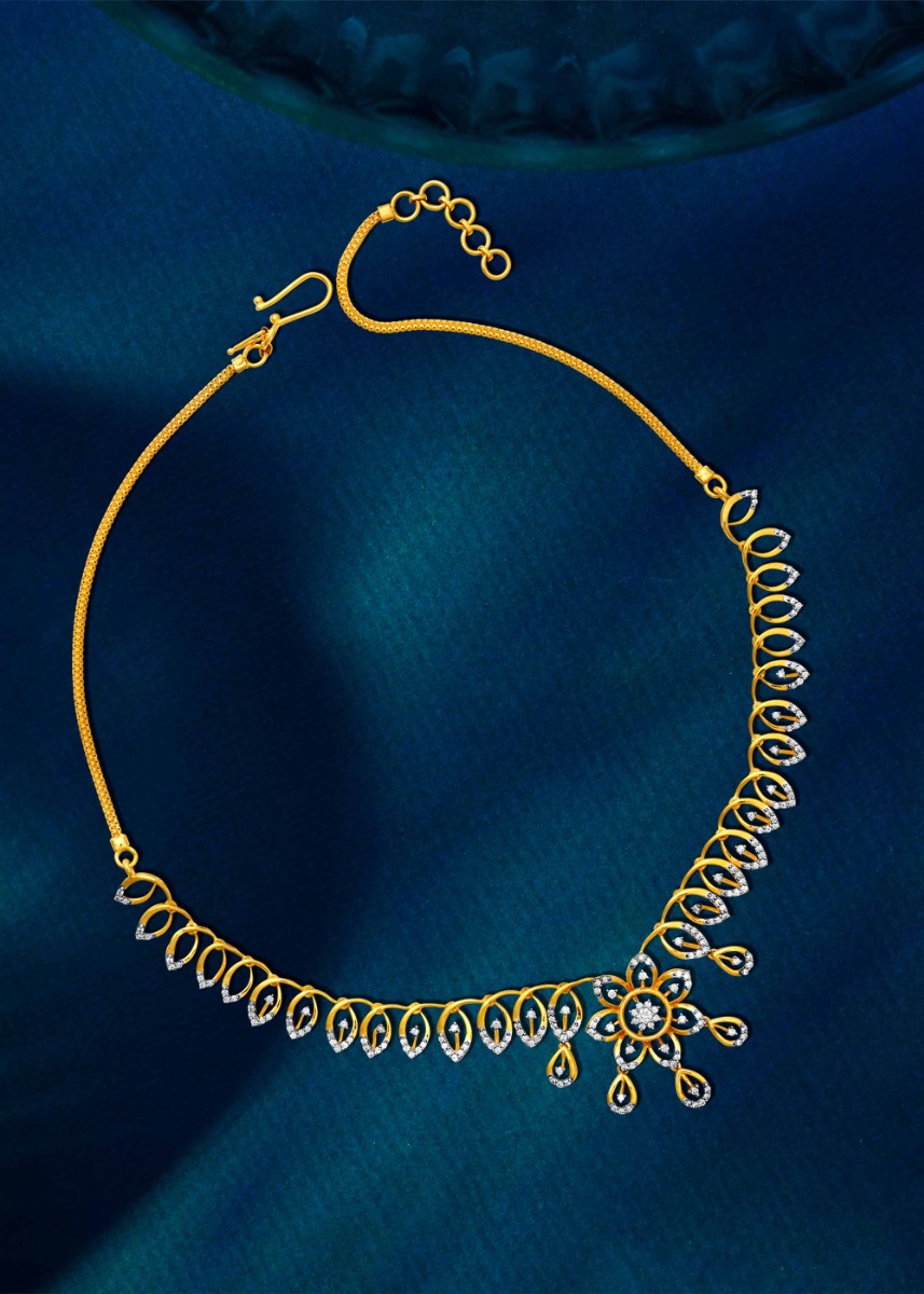 Jasmine Blossom Diamond Necklace