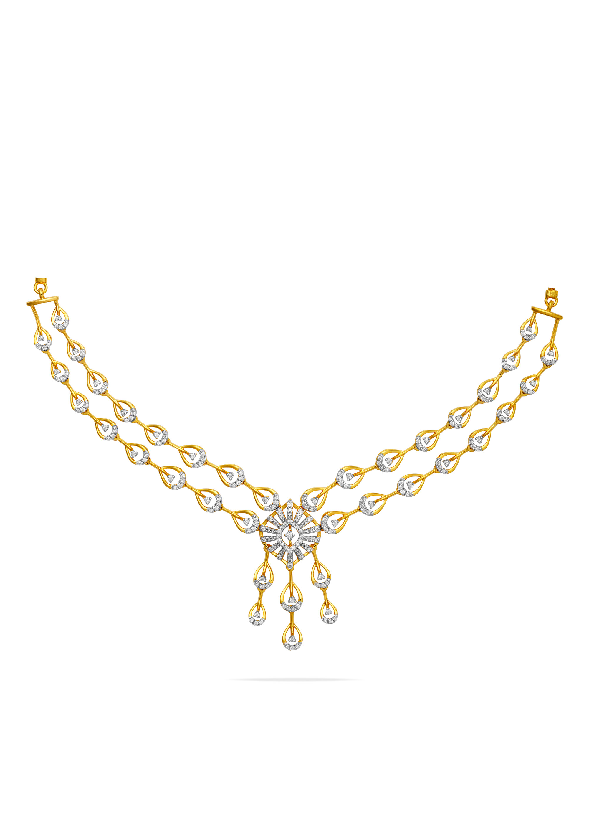 Sunrise Elegance Diamond Necklace