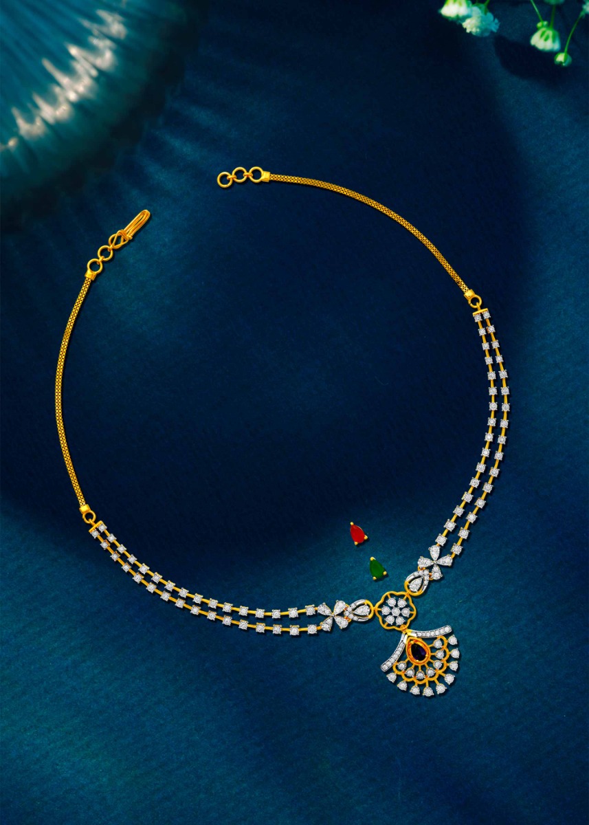 Floral Layers Necklace with Nature's Grace