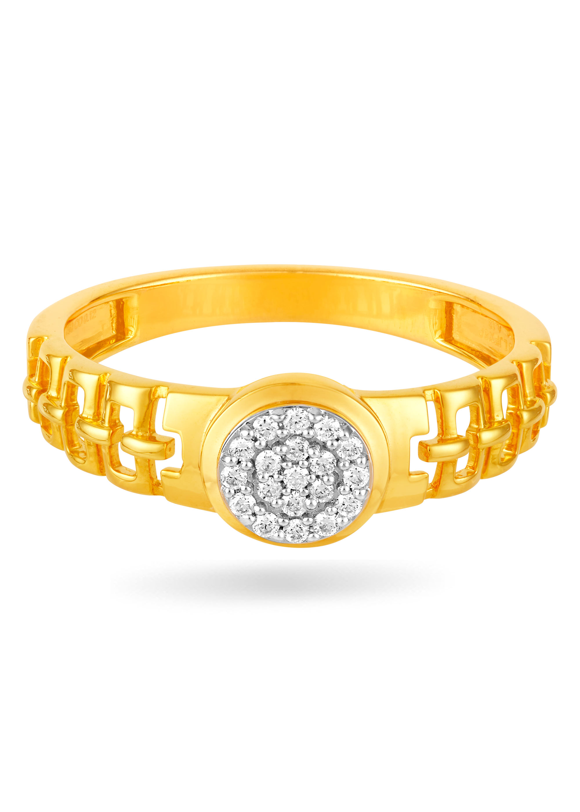 Interwoven Links Ring