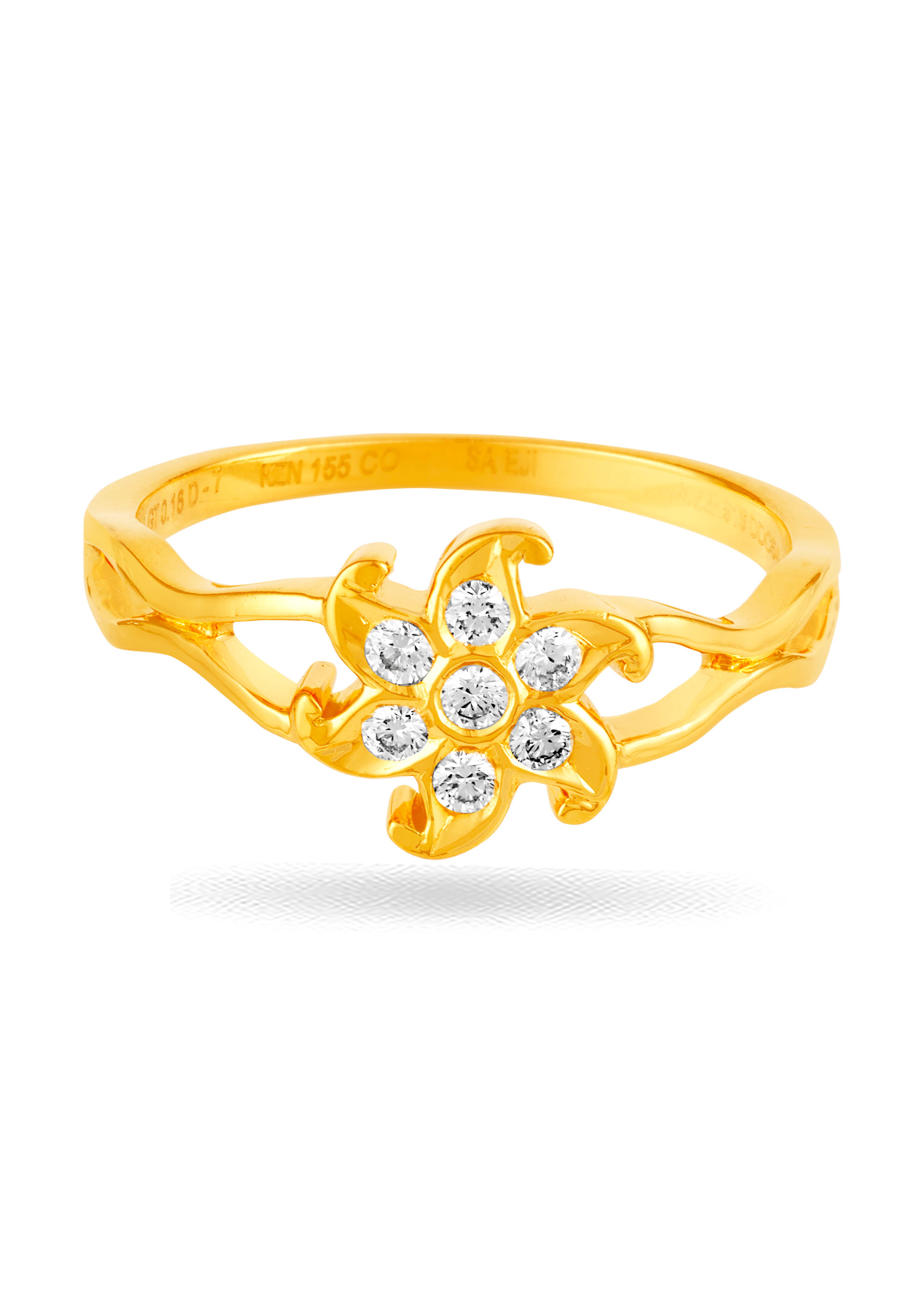 Naturally Floral Diamond Ring