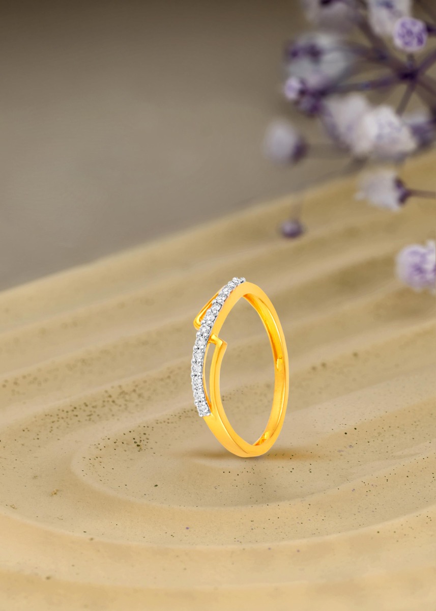 Flowing River Diamond Ring