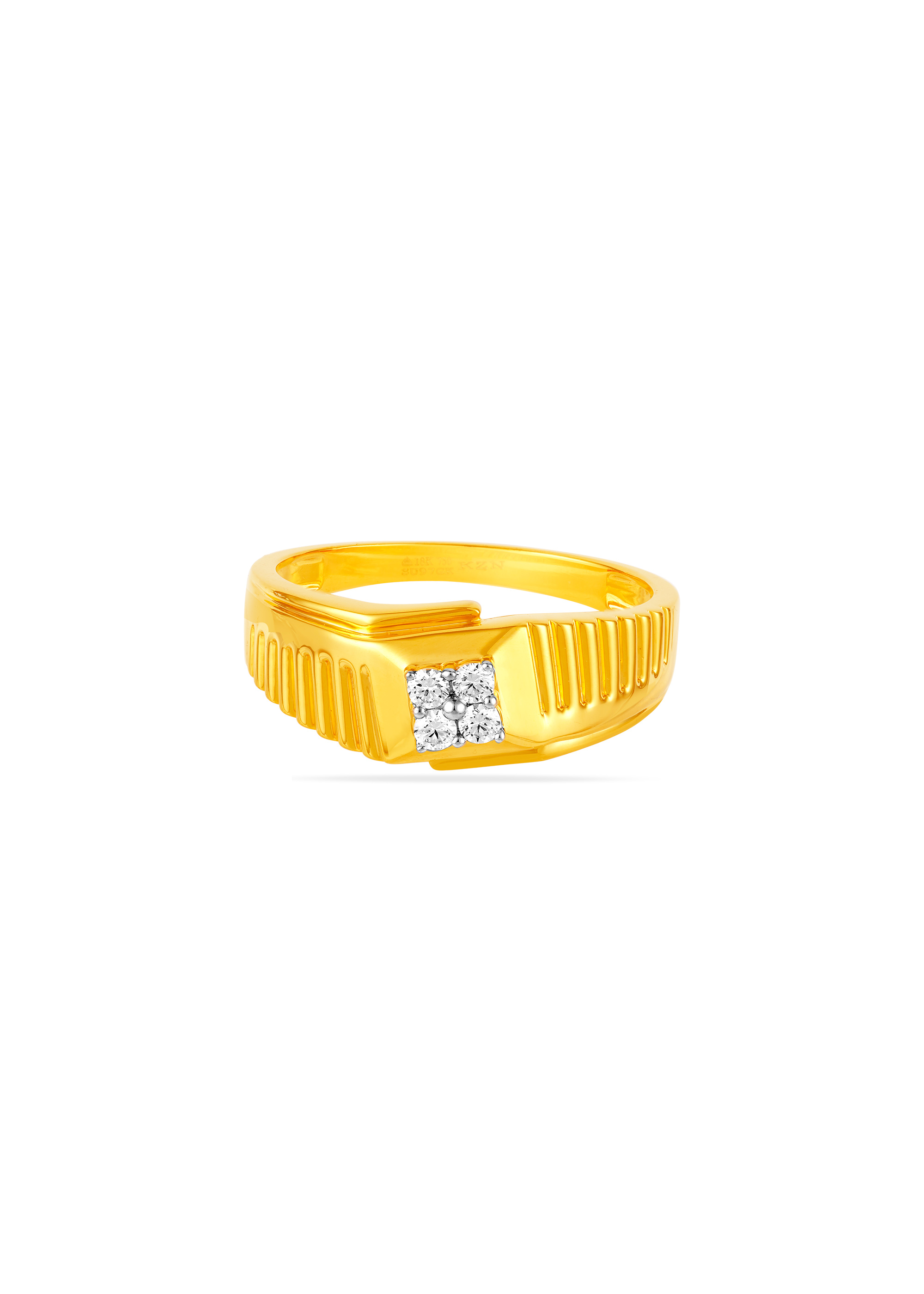 Geometric Men's Bold Ring