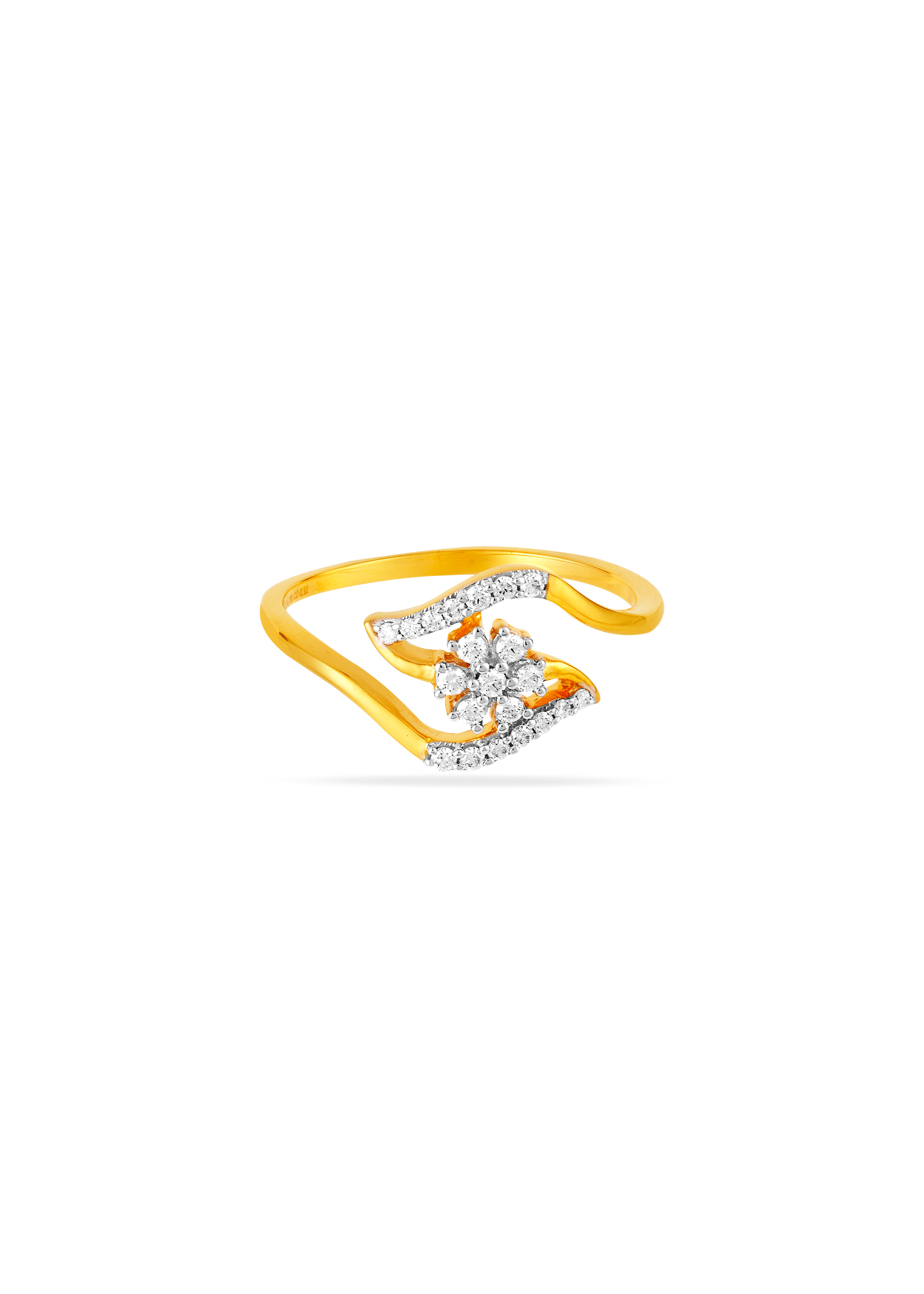 Blooming Cascade Diamond Ring