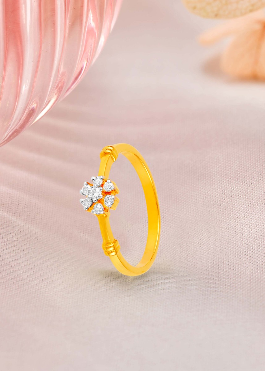 Raindrop Elegance Diamond Ring
