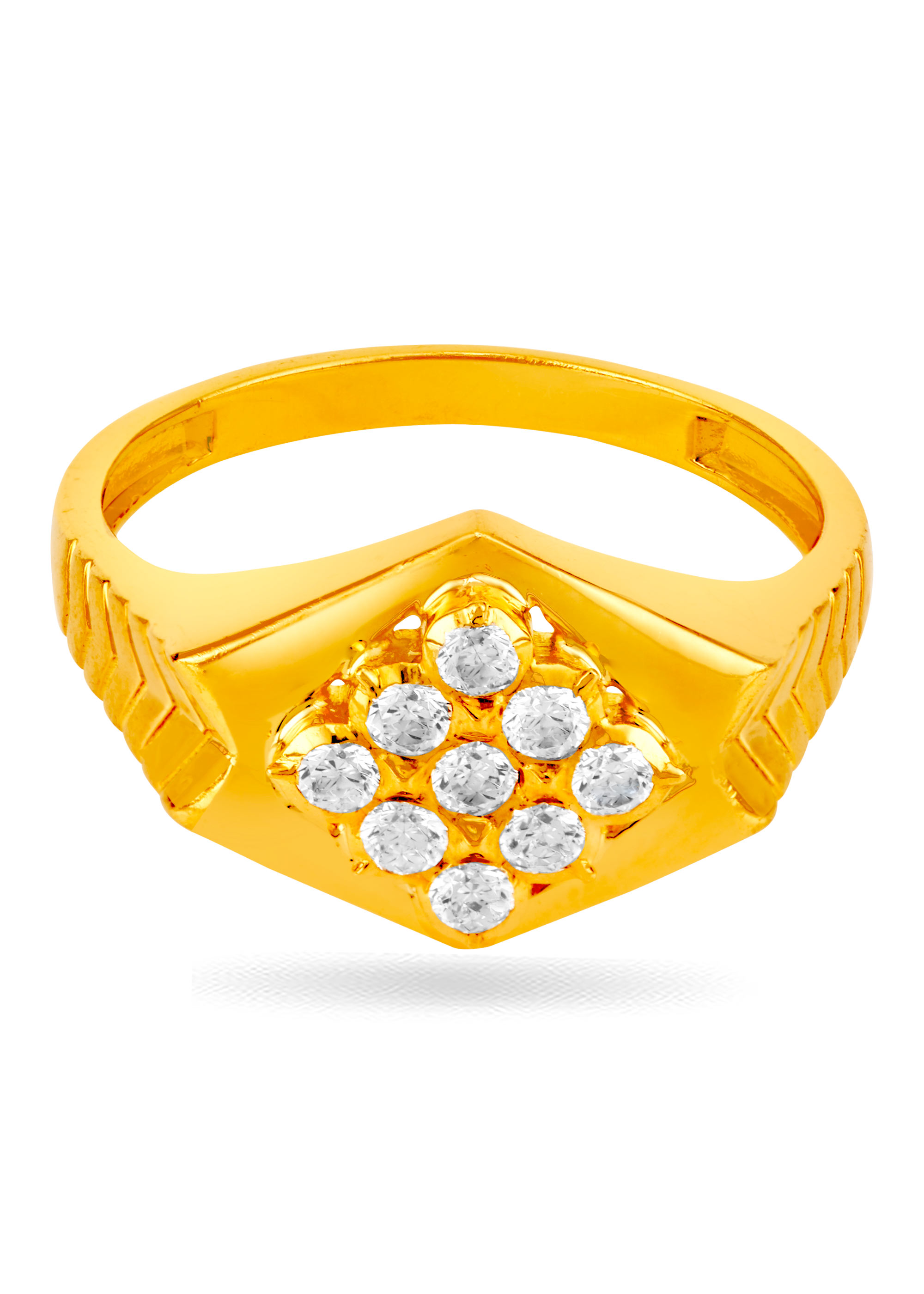 Classic Rose Gold Karaikudi Inspired Ring