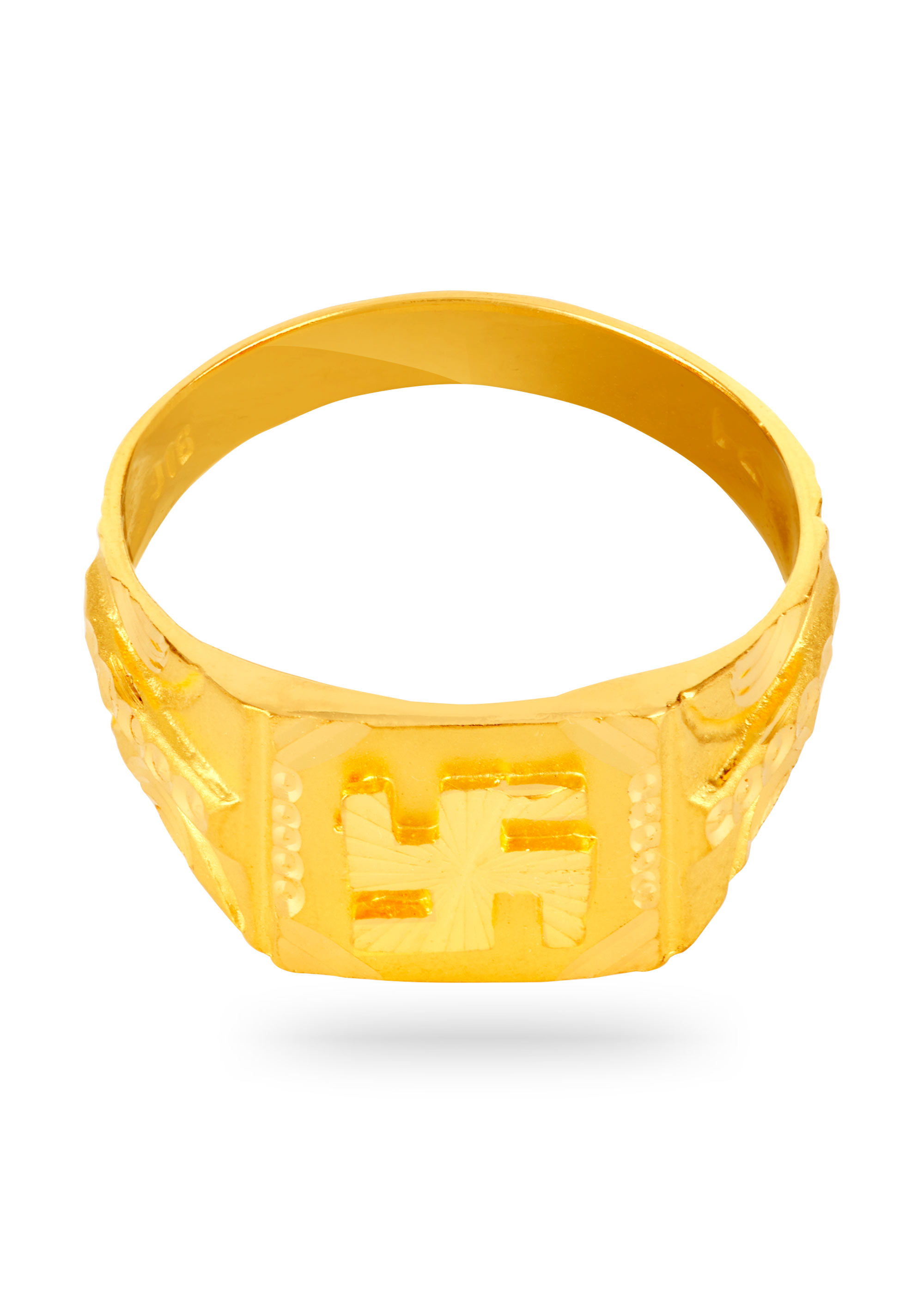 Men's Swastik Emblem Devotional Ring
