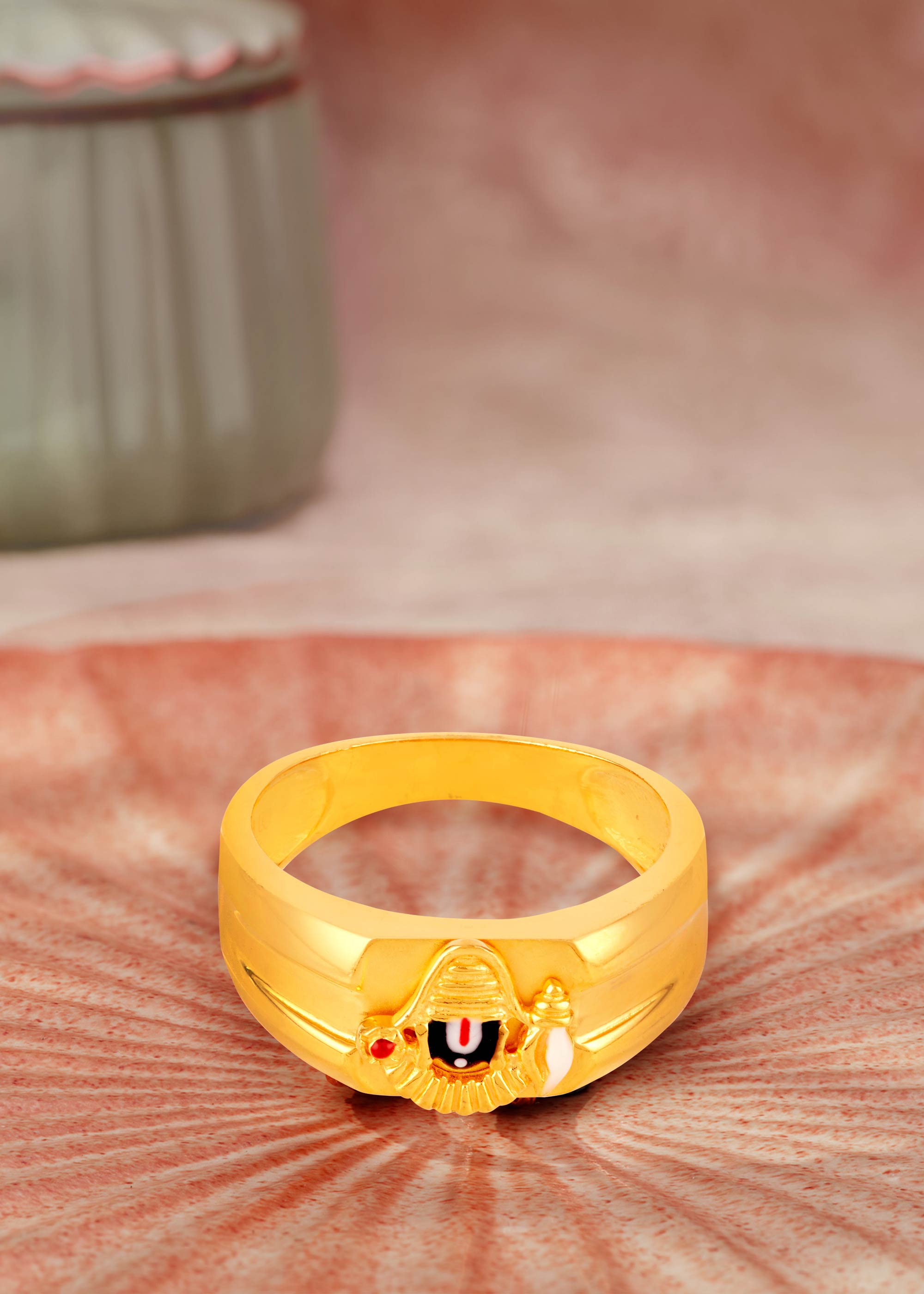 God Balaji Face Traditional Design Ring