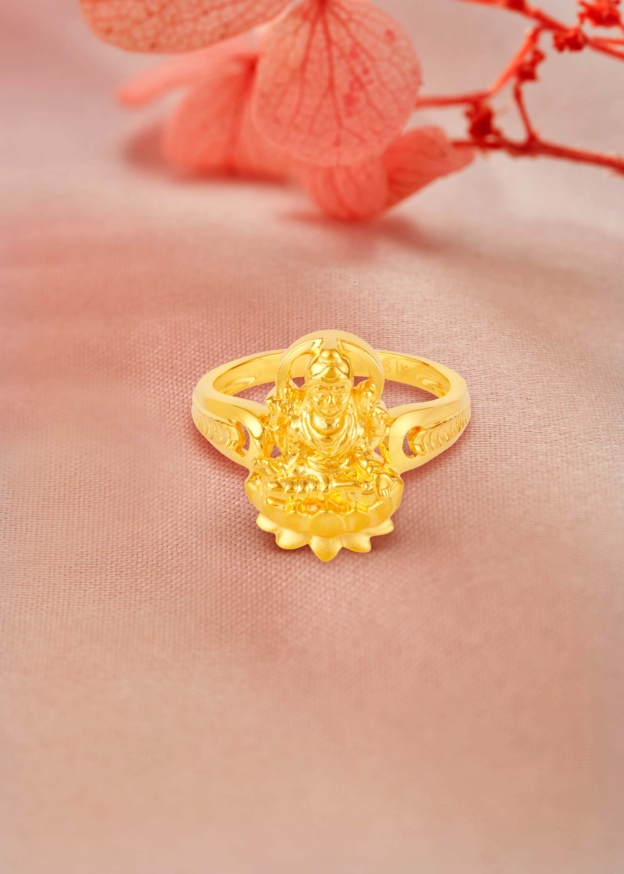 Laxmi Devi Motif Ring for Women