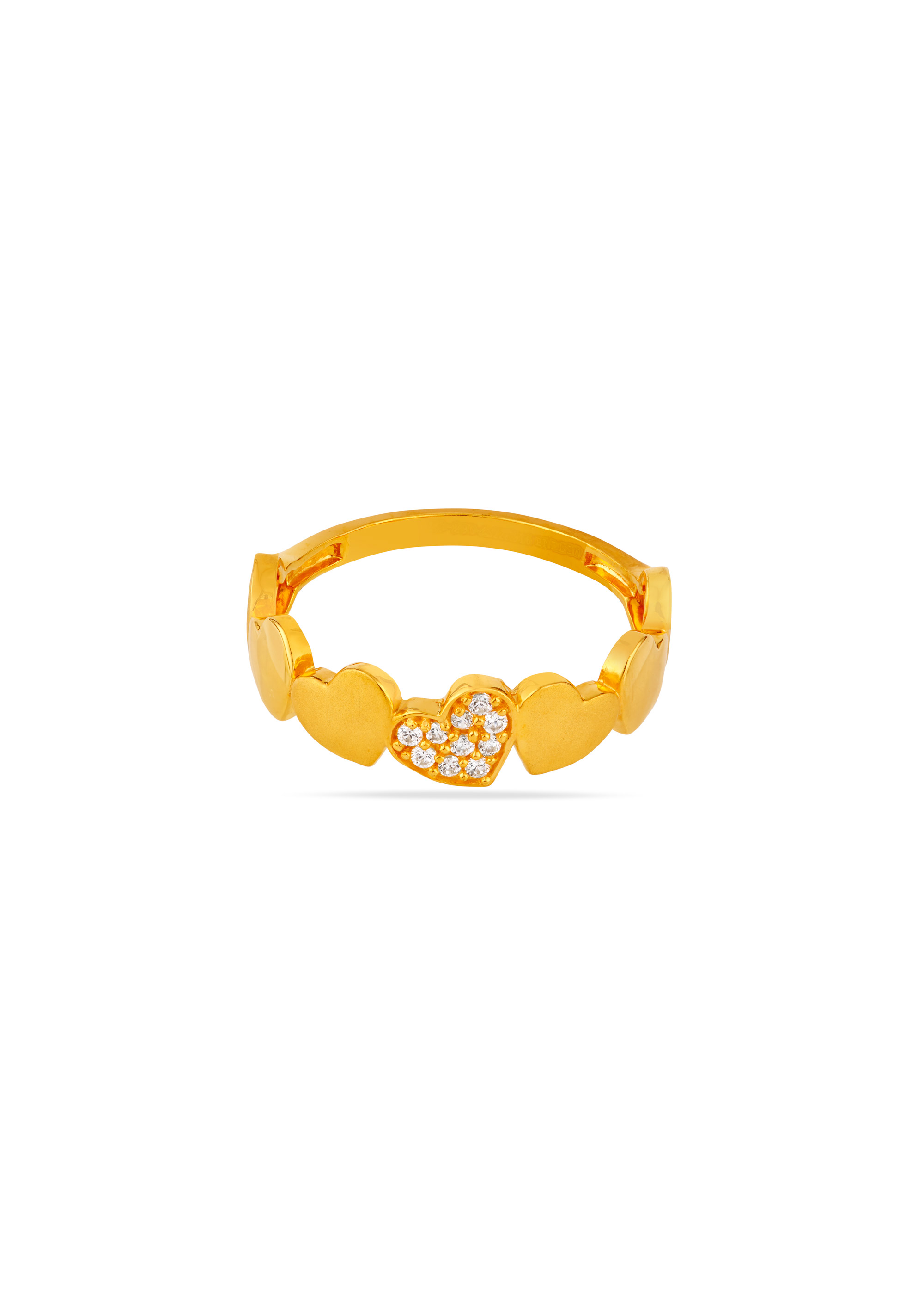 Heartbeat Spark Zircon Ring