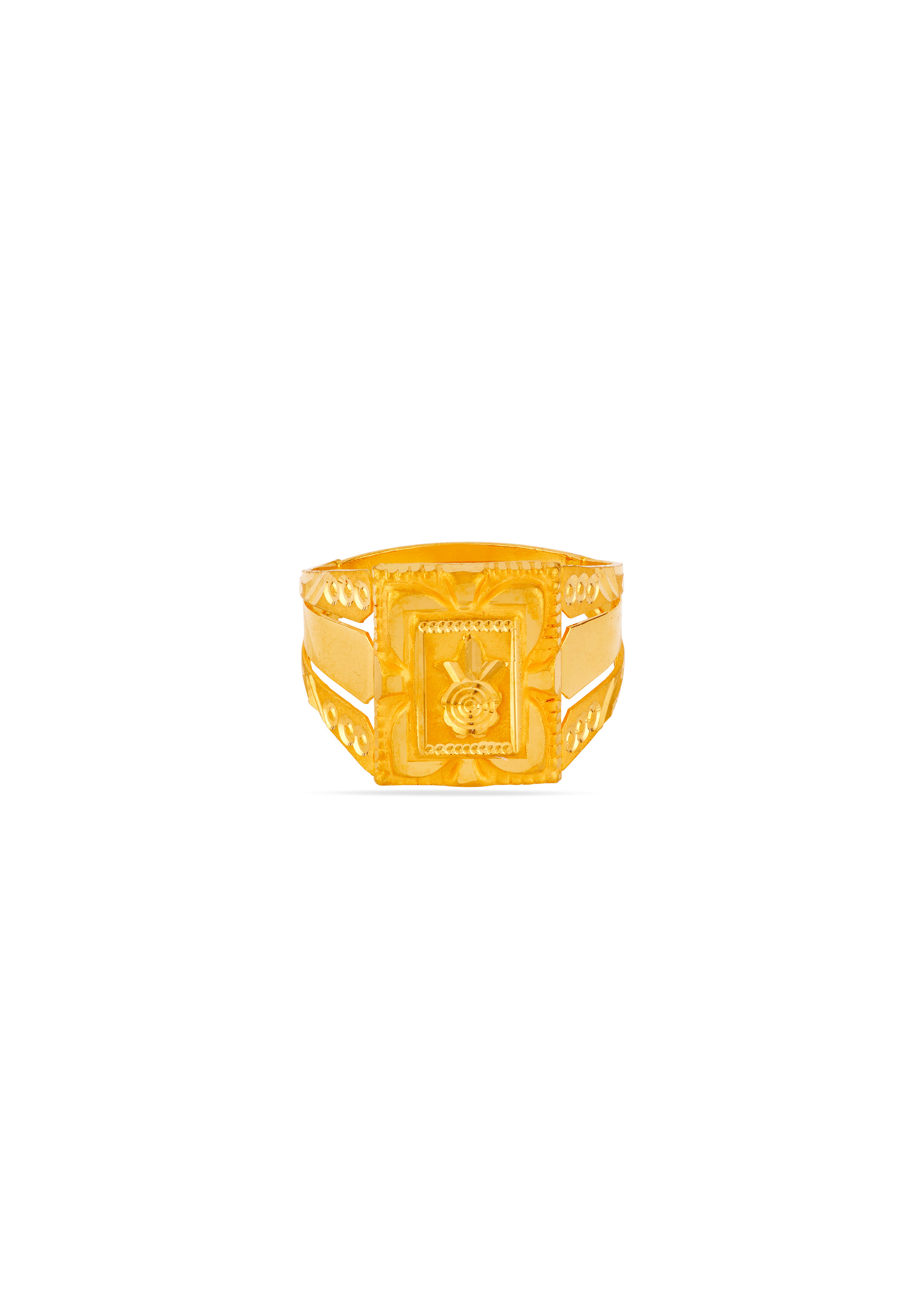 Bold Trails Lightweight Engraved Ring for Men 
