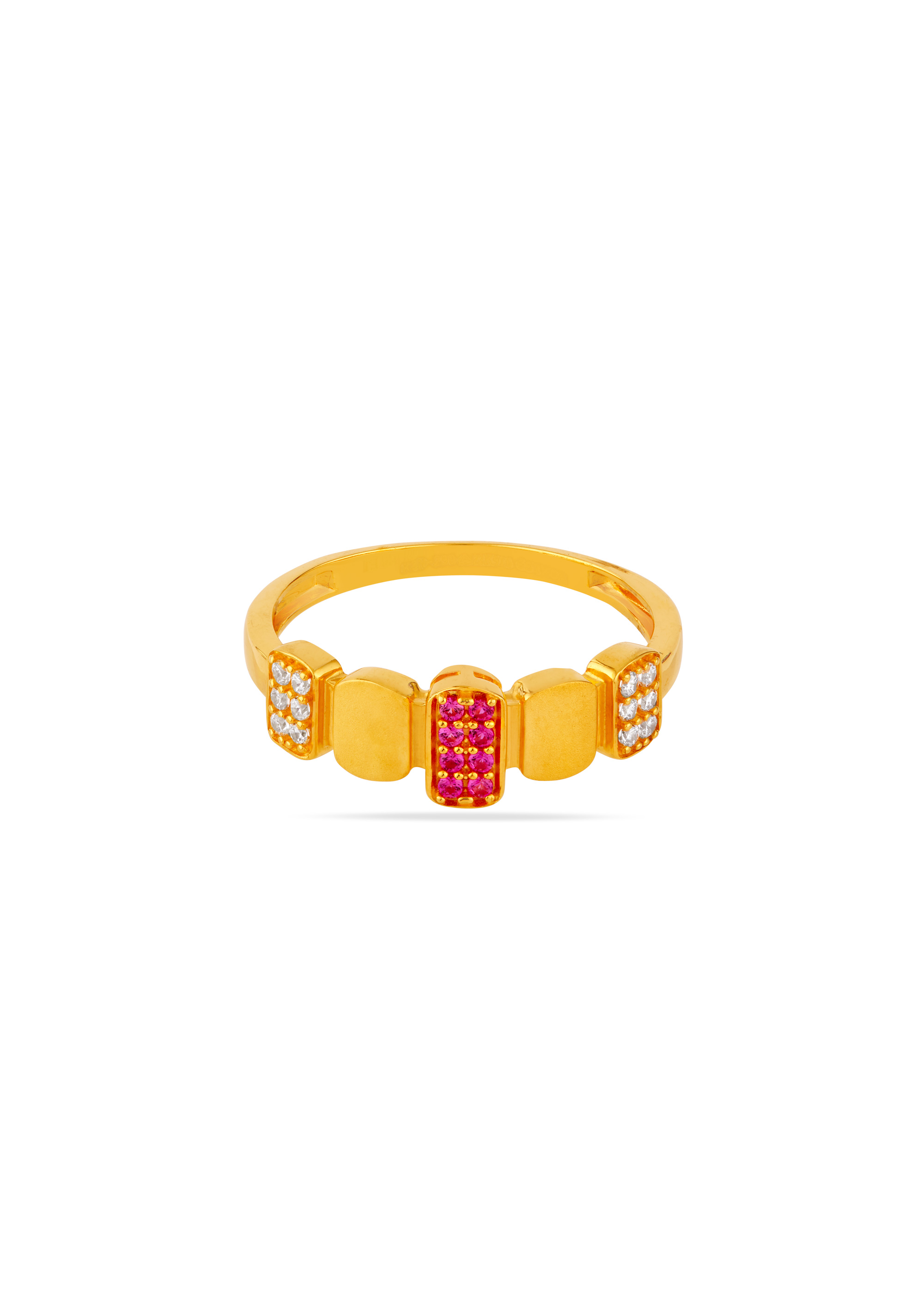 Prism Glow Square Stone Ring