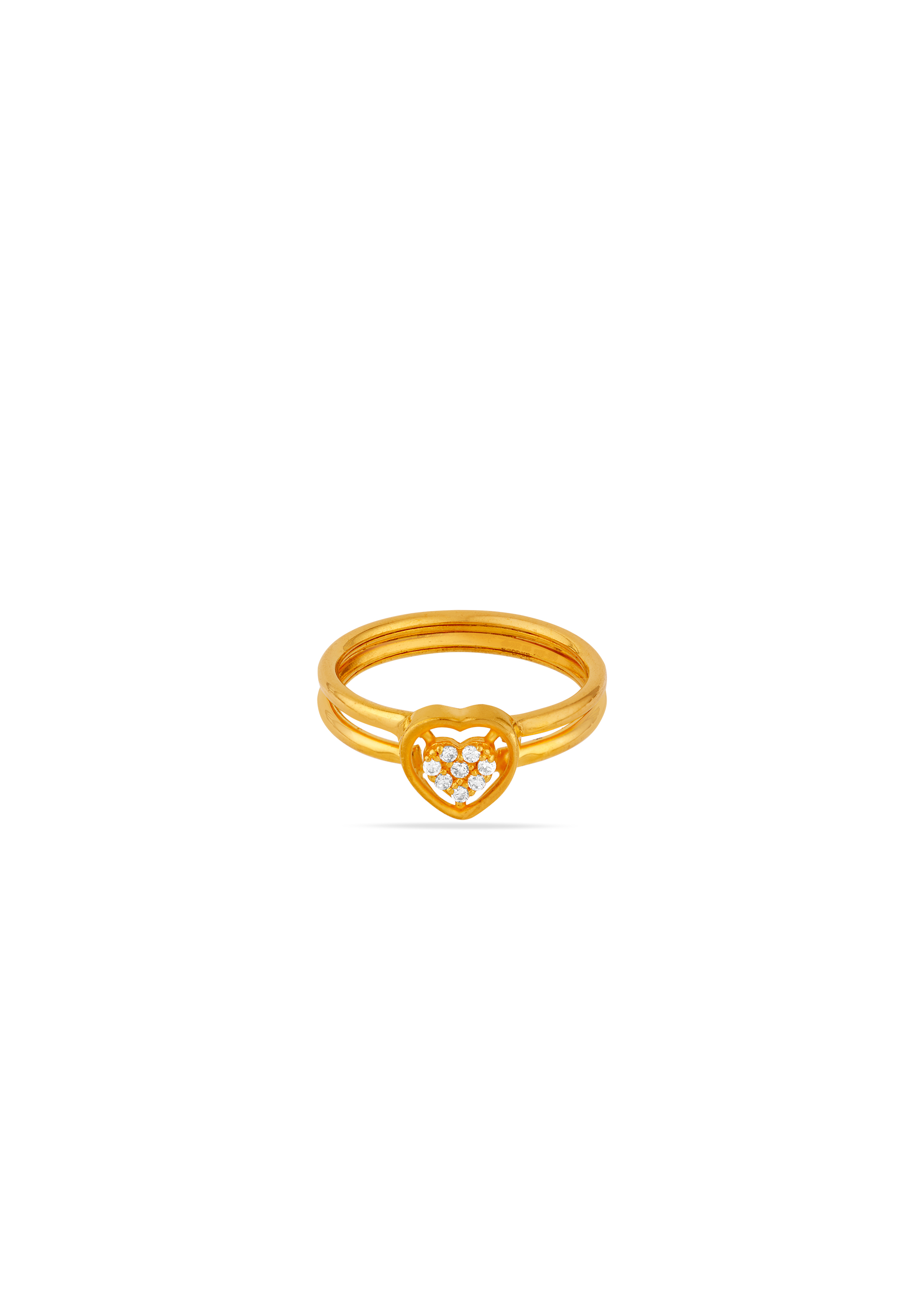 Heartfelt Sparkle Heart Stone Ring