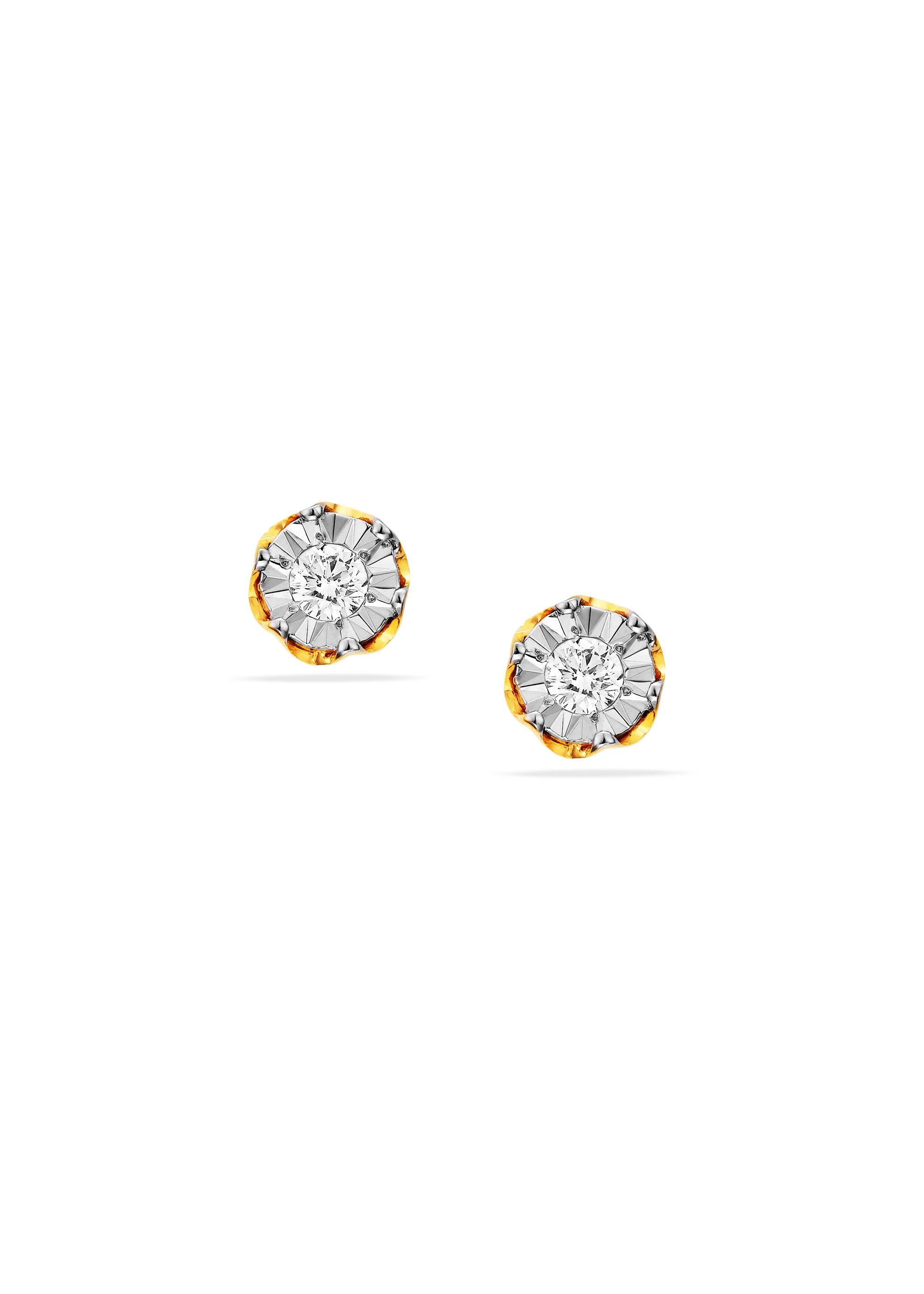 Radiant Floral Diamond Earrings