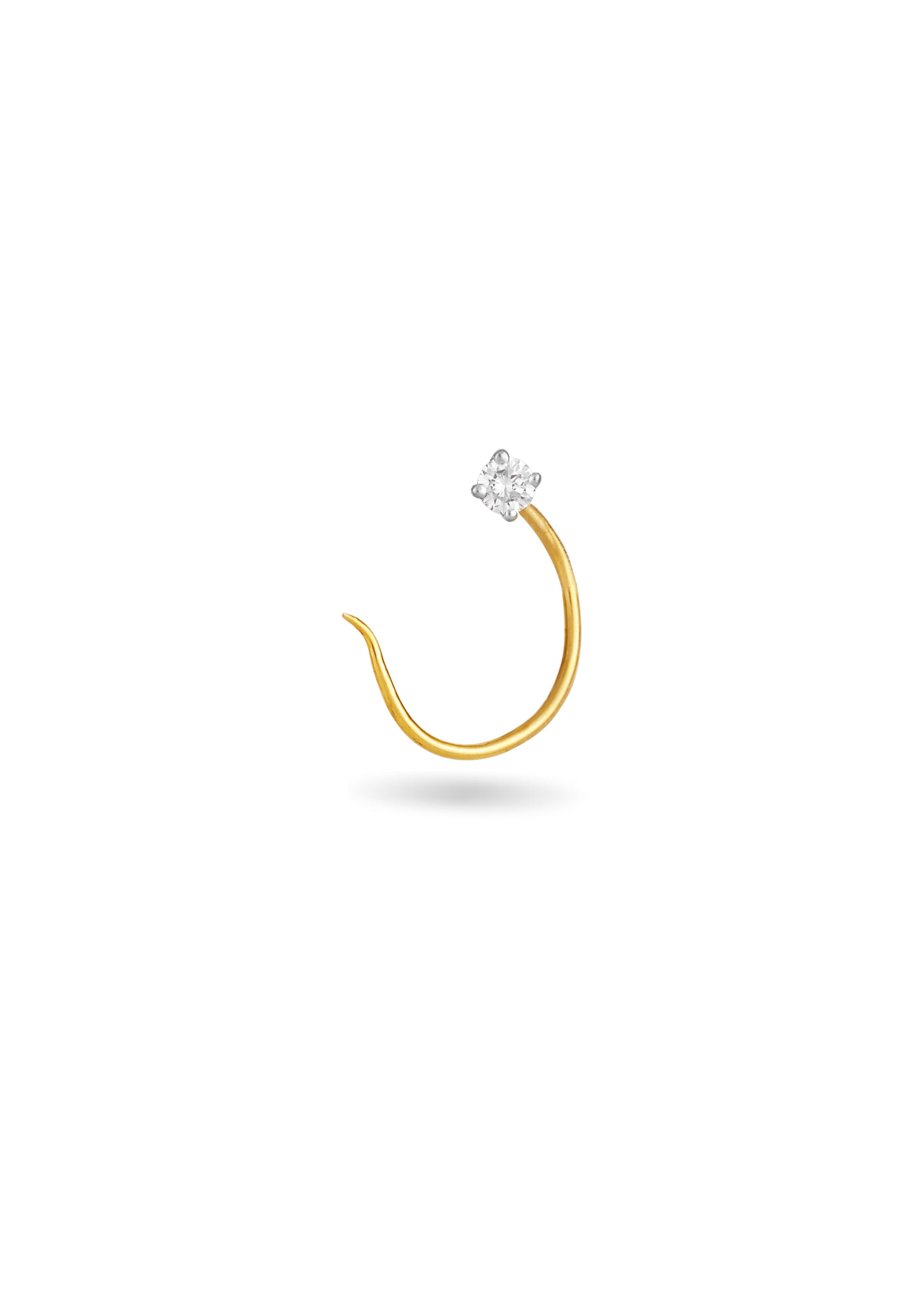 Subtle Spark Diamond Nose Pin