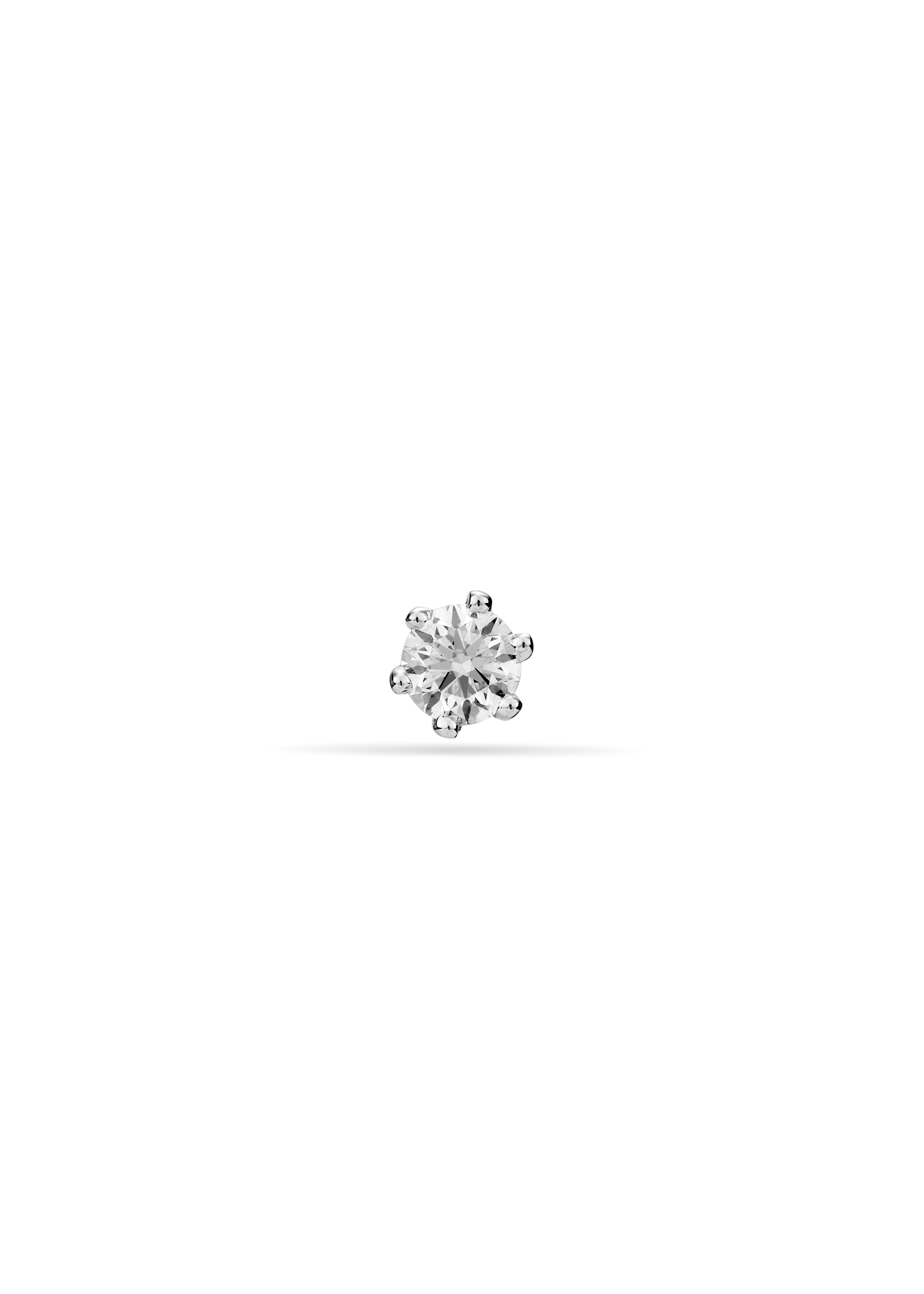Radiant Single Stone Shine Nose Pin