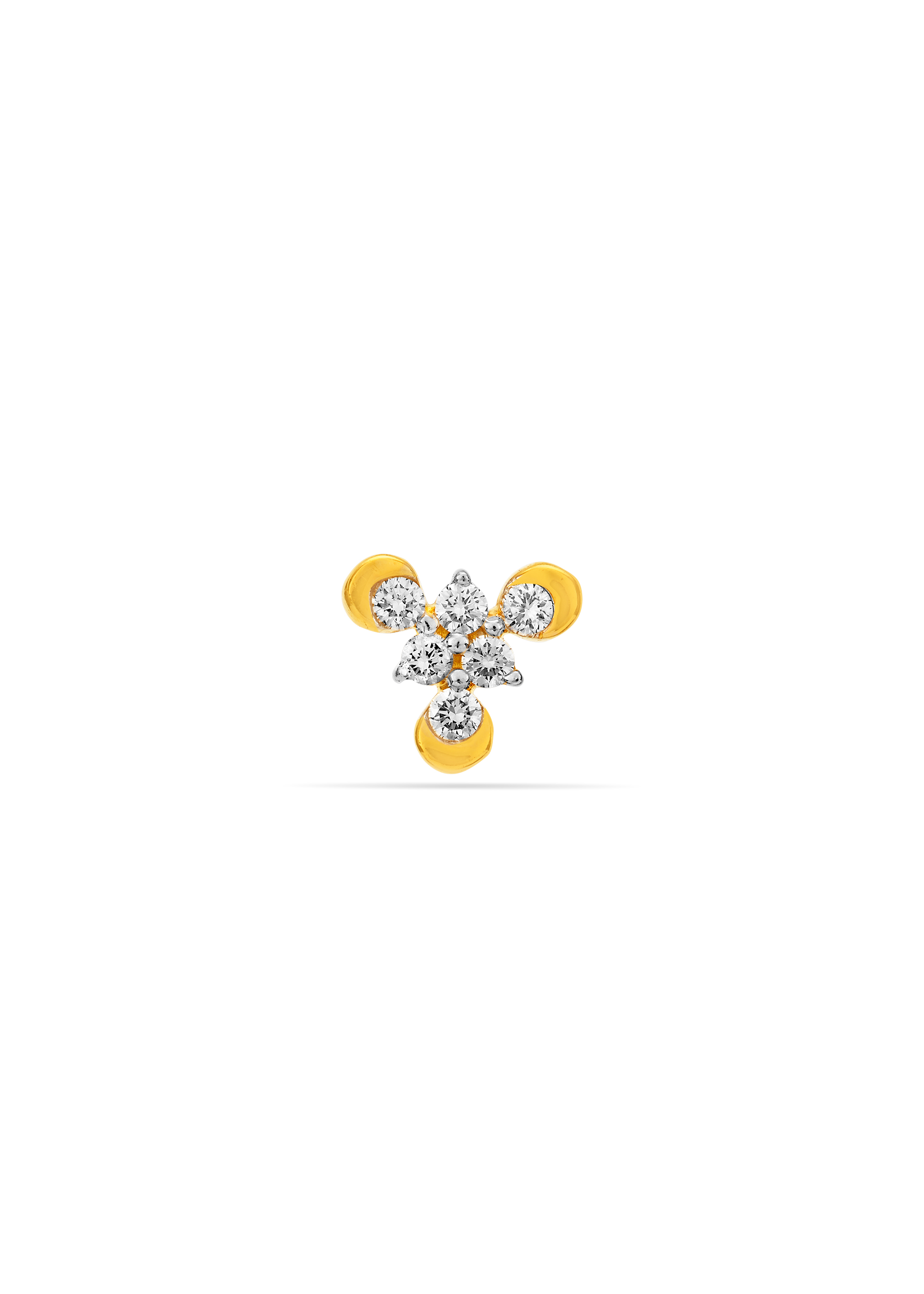 Cluster Elegance Nose Pin