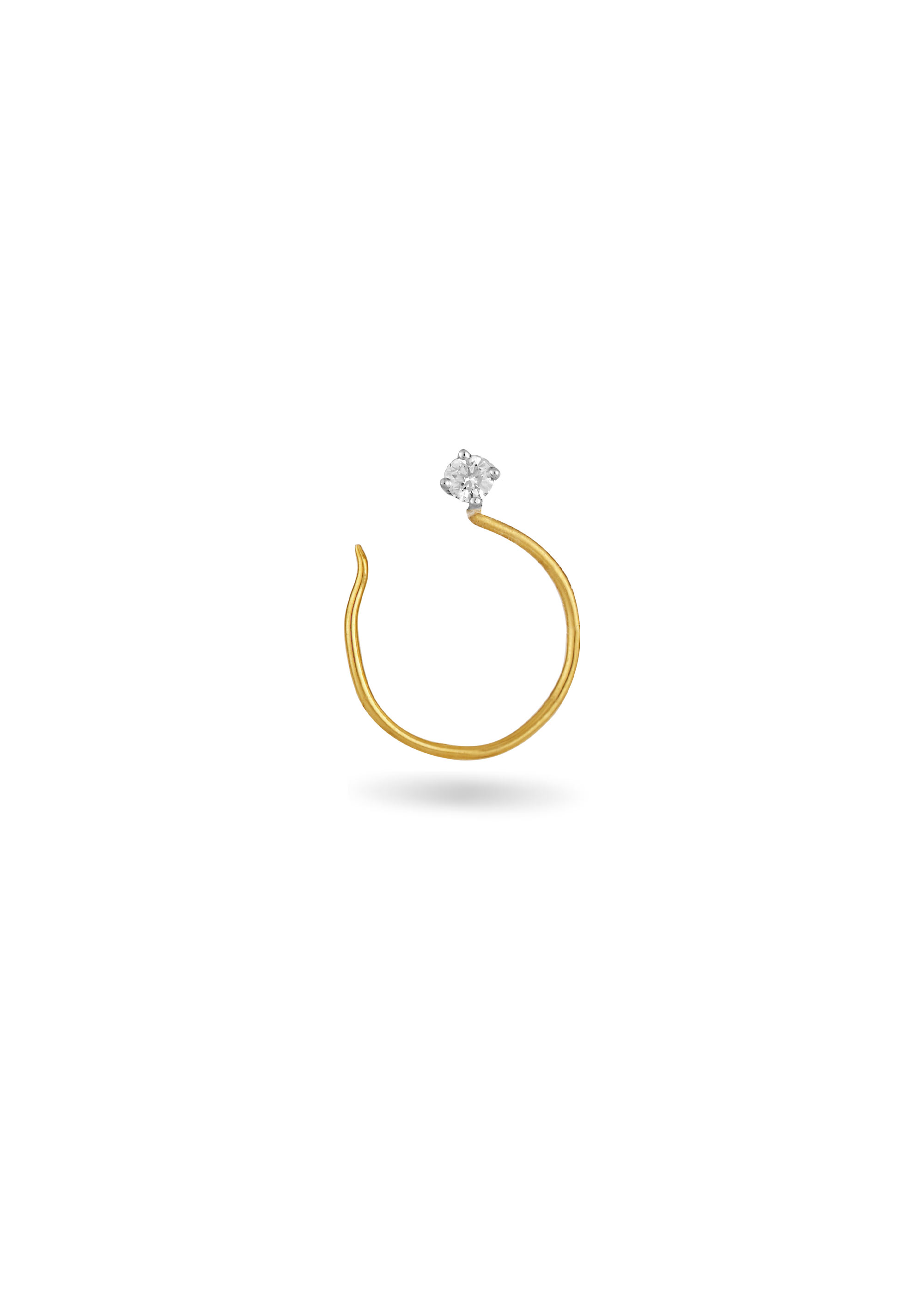 Radiant Elegance Diamond Nose Pin