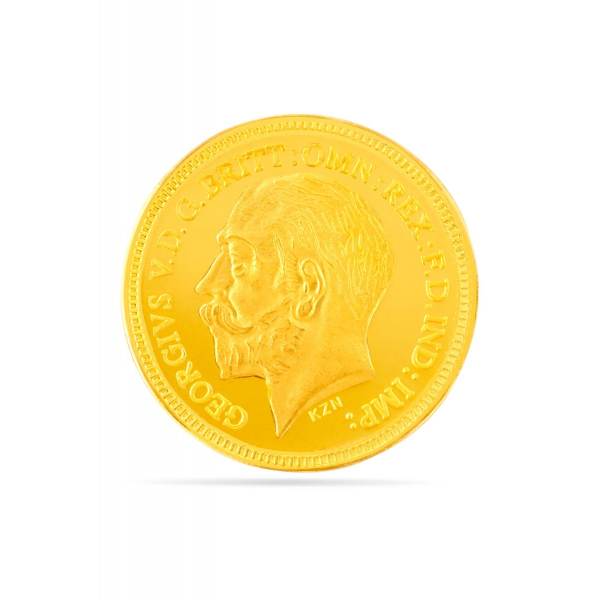 22 Karat 100 Gram Golden Perfection Stamped Coin