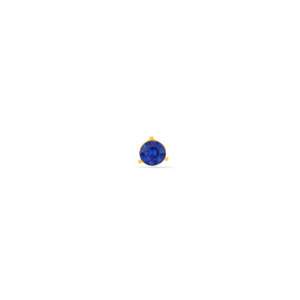 Eternal Glow Traditional Stone-Embellished Nose Pin
