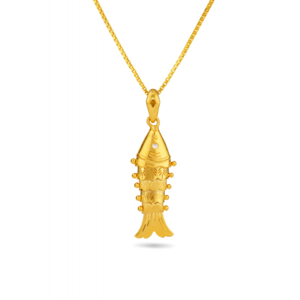 Ocean's Embrace Fish Pendant