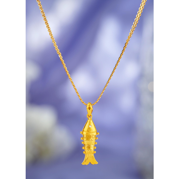 Ocean's Embrace Fish Pendant