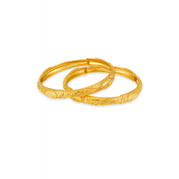 Sleek and Stunning Half-Round Kada Bangle