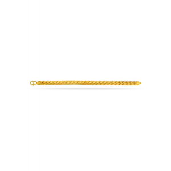 Sleek Hollow Gold Bracelet for Men