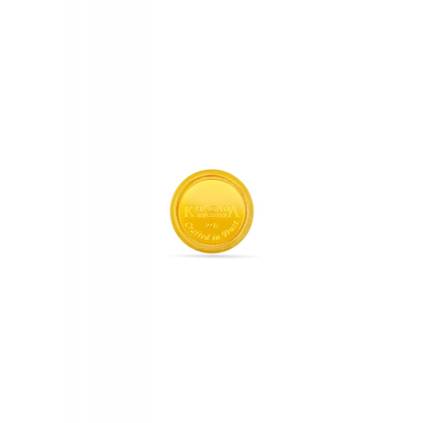 22 Karat 1 Gram Precision Embossed Gold Coin
