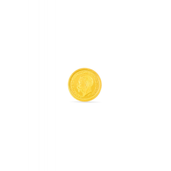 22 Karat 1 Gram Precision Embossed Gold Coin