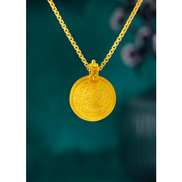 Eternal Blessings Laxmi & Ramar Pattabishek Hook Coin 