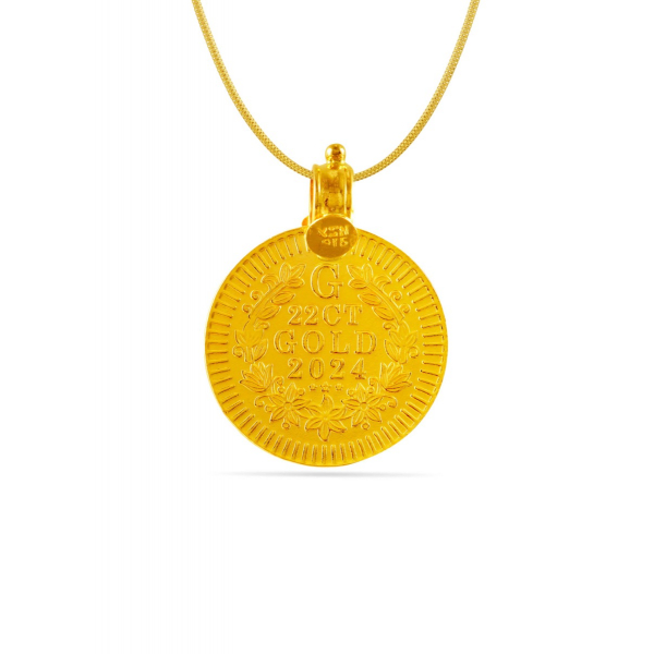 Lakshmi's Blessing Coin Pendant