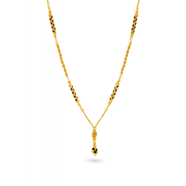 Nano Black Beads with Traditional Knot Chain