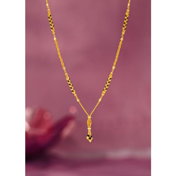Nano Black Beads with Traditional Knot Chain
