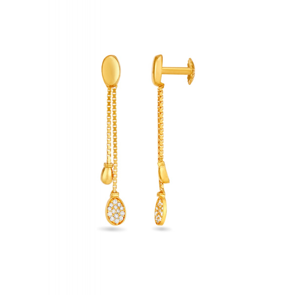 Rectangle and Pear Dual Pendant Set