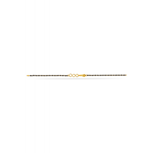 Zero Black Beads Pearl Pendant Chain