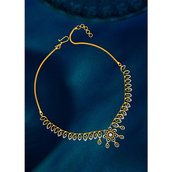 Jasmine Blossom Diamond Necklace
